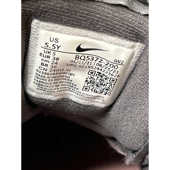 Nike Manoa Big Girls Lace-Up Hiking Boots 5.5Y Brown & Pink Leather Upper Durabl - Picture 7 of 9